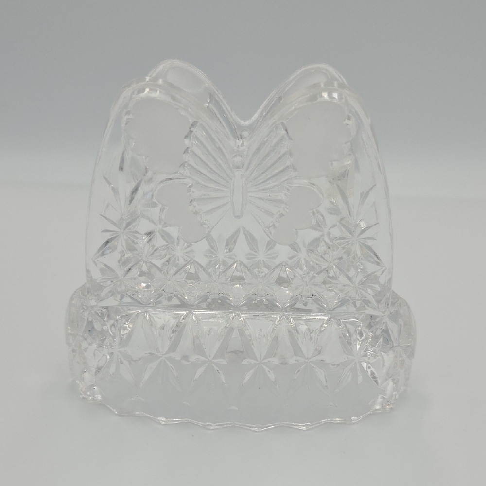 Crystal Butterfly Tea Light Holder